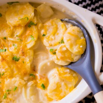au gratin potatoes in the Instant Pot