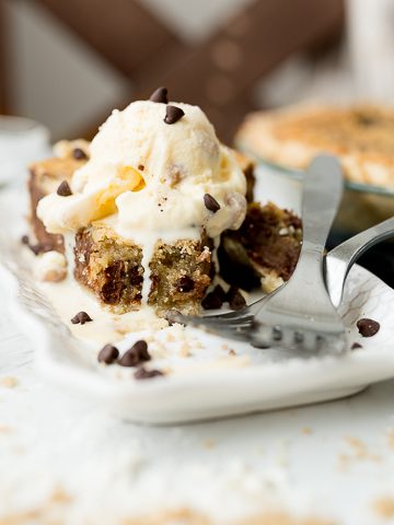 chocolate chip cookie pie