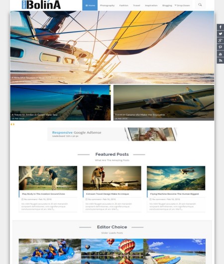 Bolina Blogger Template