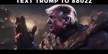 Are They This Stupid? Trump War Room Portrays Him As Thanos