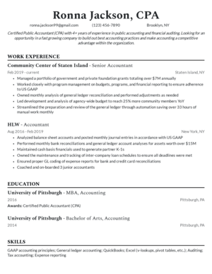 Professional template