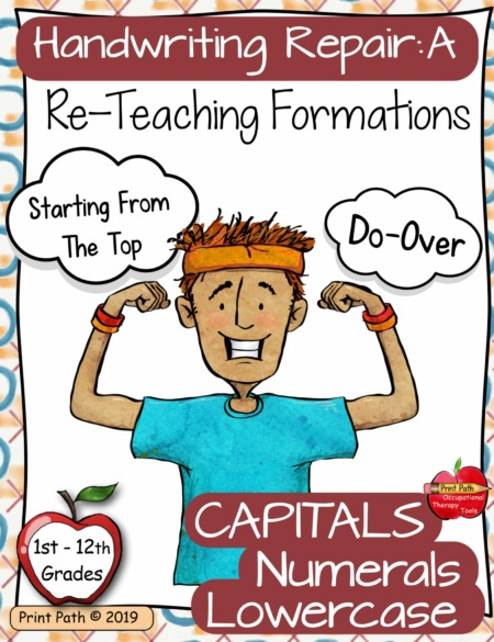 Dysgraphia Handwriting Intervention - Occupational Therapy Tools A: Formations digital download is a systematic, structured, efficient, & effective method to re-teach letter and number formation skills