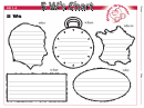 5 W's Chart Graphic Organizer Template