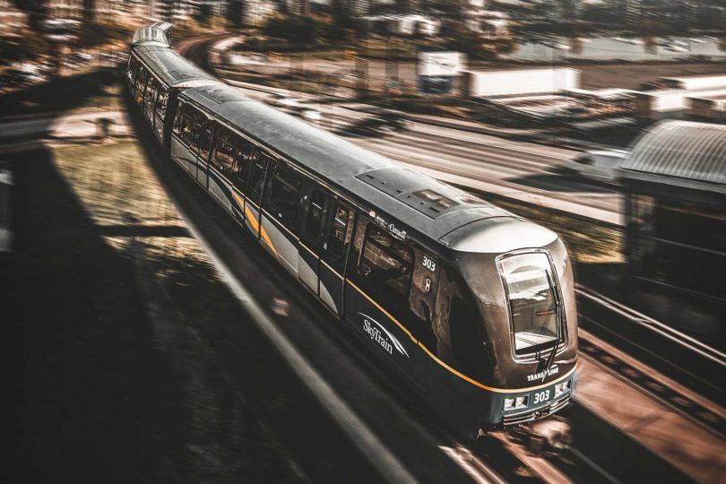 Skytrain in Vancouver