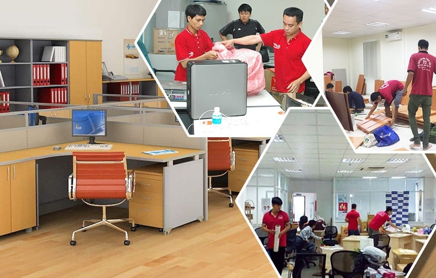 Nh&acirc;n vi&ecirc;n ch&uacute;ng t&ocirc;i mang đến dịch vụ chuyển văn ph&ograve;ng chất lượng