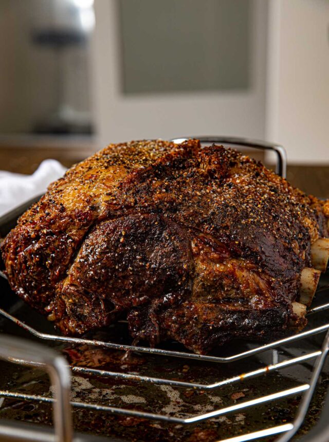 Classic Prime Rib on Roasting Rack