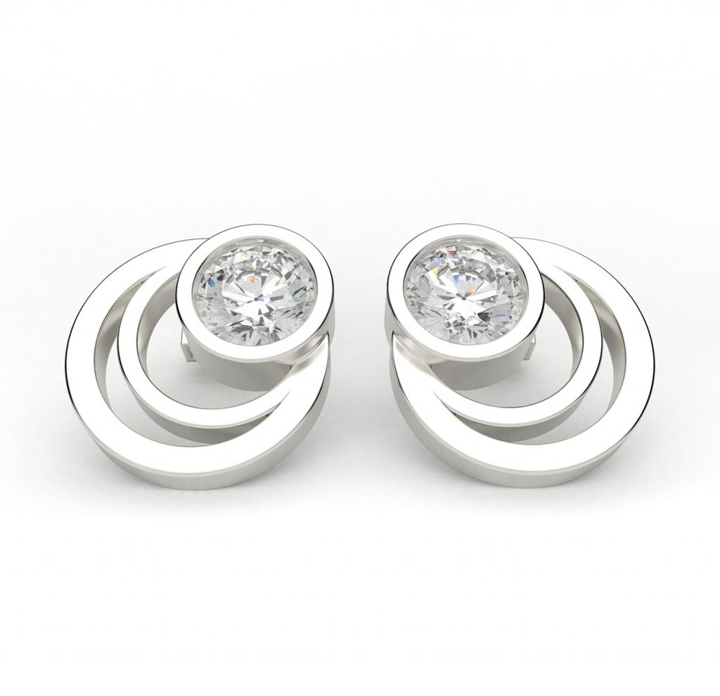 comprar aretes de plata amore