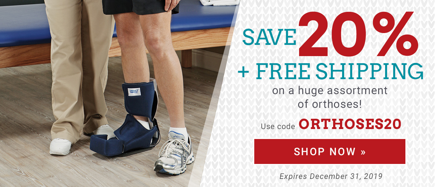Save 20% + Free Shipping  on a huge assortment of orthoses!  Use code ORTHOSES20