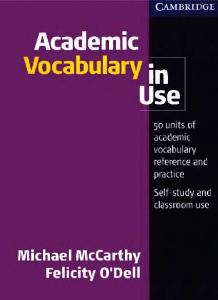 Academic Vocabulary in Use with Answers
