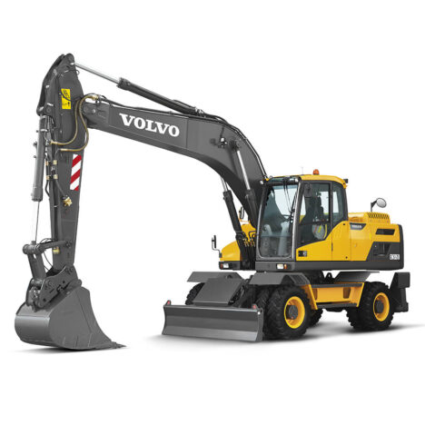 Колесный экскаватор volvo ew205d - аренда колесного экскаватора Запорожье | Киев