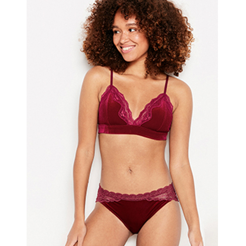 Bralette i sammet