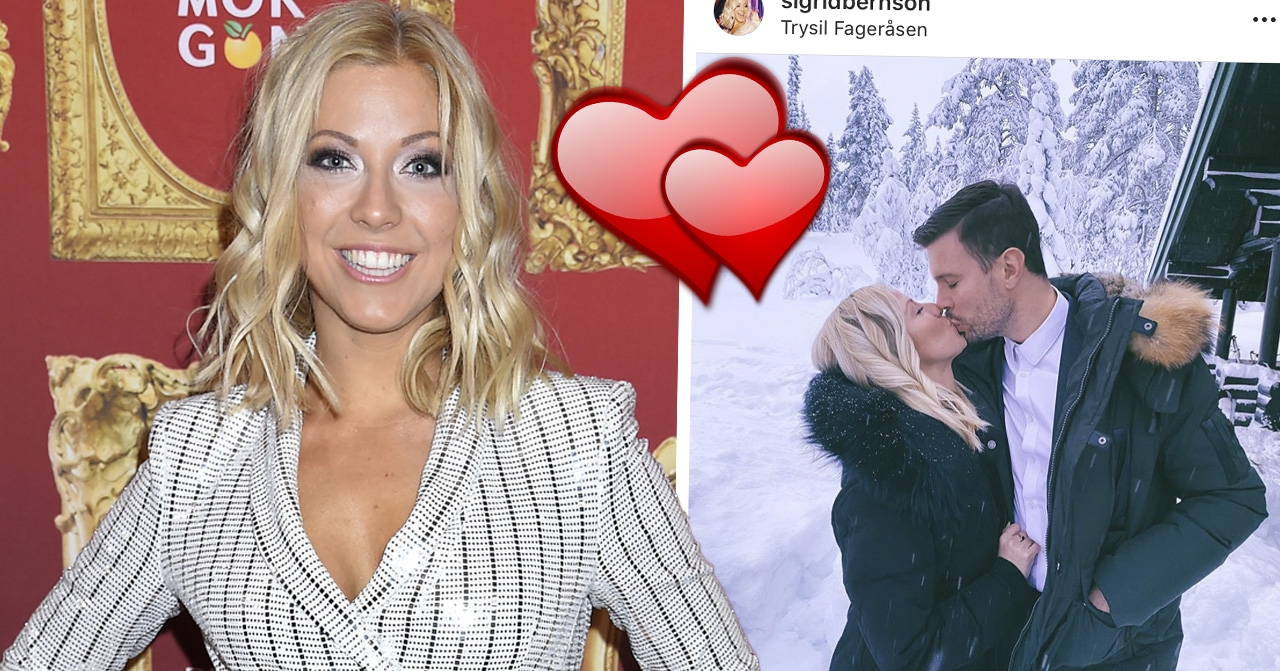 Sigrid Bernsons k&auml;rlekslycka med Robin Bengtsson