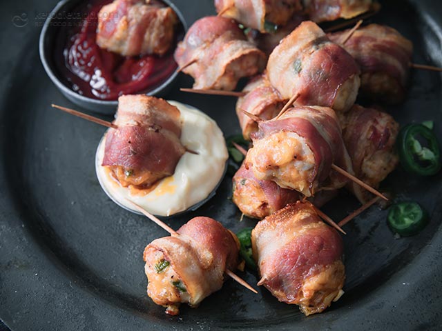 Keto Jalape&ntilde;o Popper Chicken & Bacon Bites