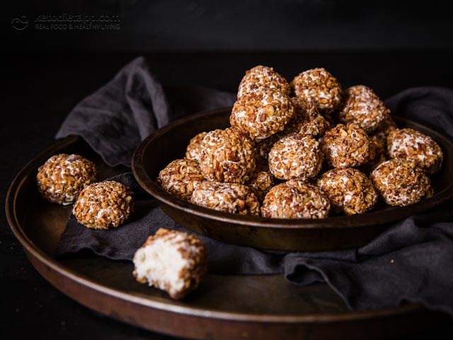 Keto Sweet Spiced Cheese Balls
