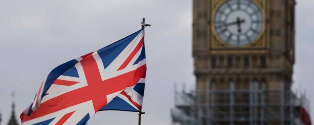 Britisk &oslash;konomi er kun vokset med 1 pct. i 2019. Det er den laveste v&aelig;kst siden 1940'erne, hvis man ser bort fra finanskriser og lignende. Foto: AP/Monika Skolimowska