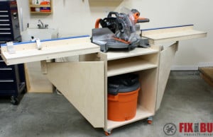 mobile miter saw station plans