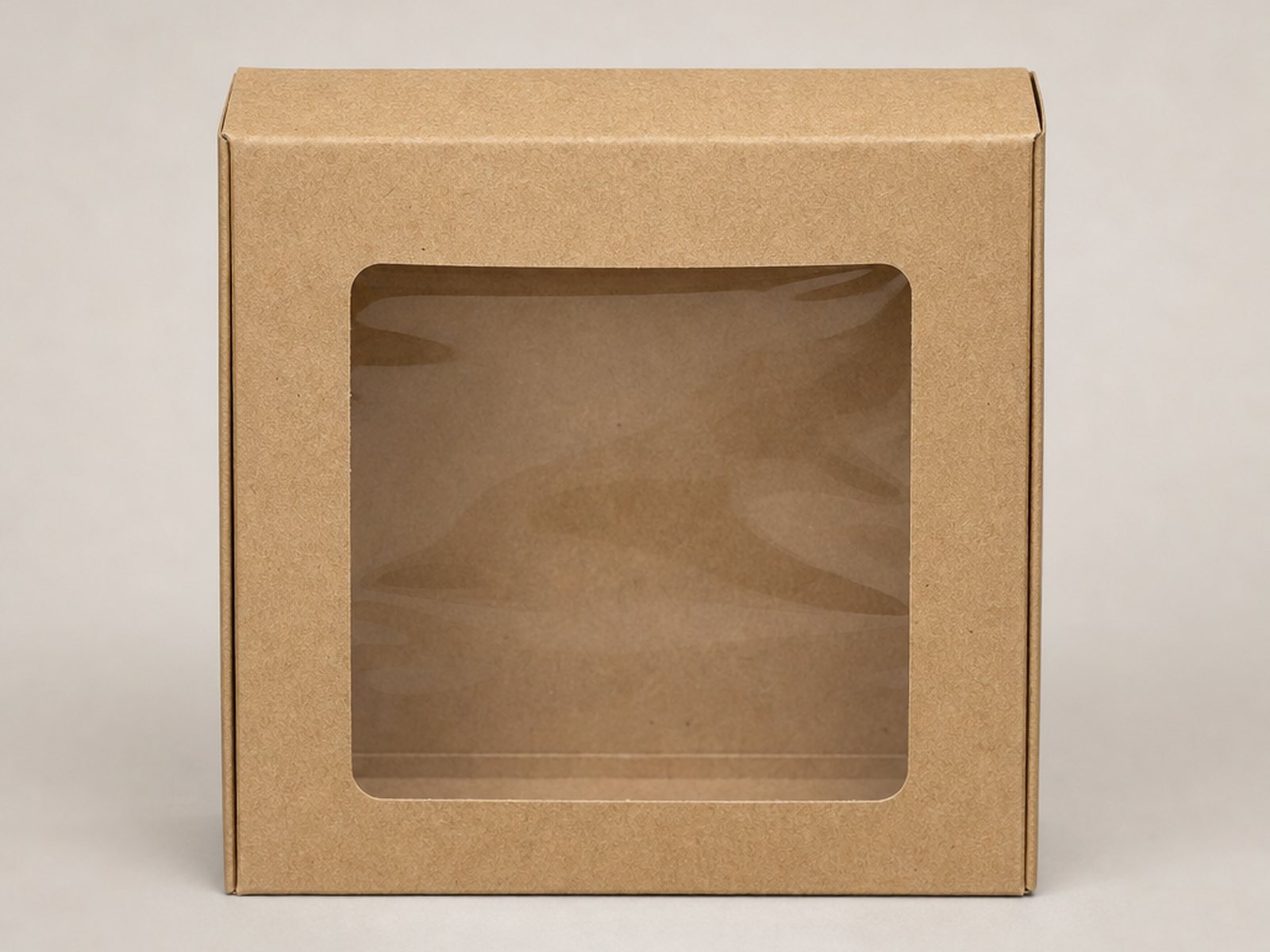 Custom Kraft Window Boxes