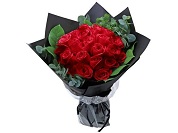 Italy Style Red Rose Bouquet Florist