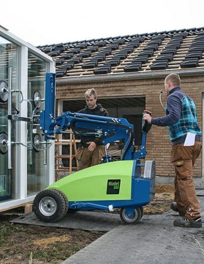 Glaslifter Winlet 350 im Einsatz