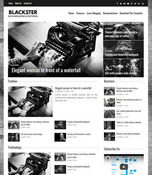 Blackster Blogger Templates
