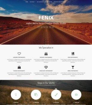 Fenix Creative Blogger Templates