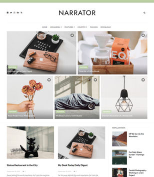 Narrator Blogger Templates