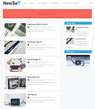 New Seo Blogger Templates