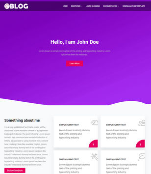 Saas Blog Blogger Templates