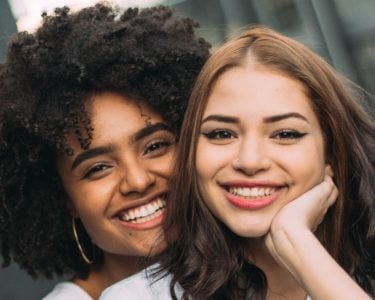 two women