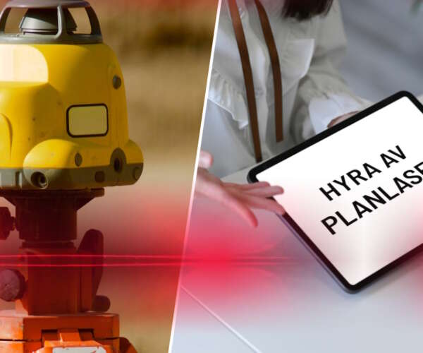 hyra planlaser