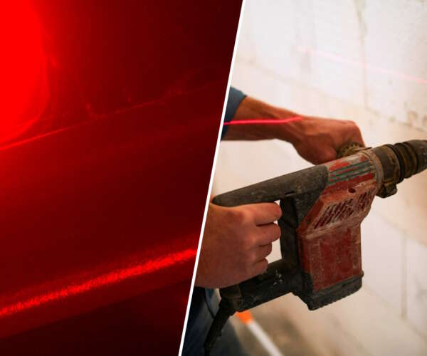 röd laser