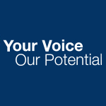 Your Voice, Our Potential logo