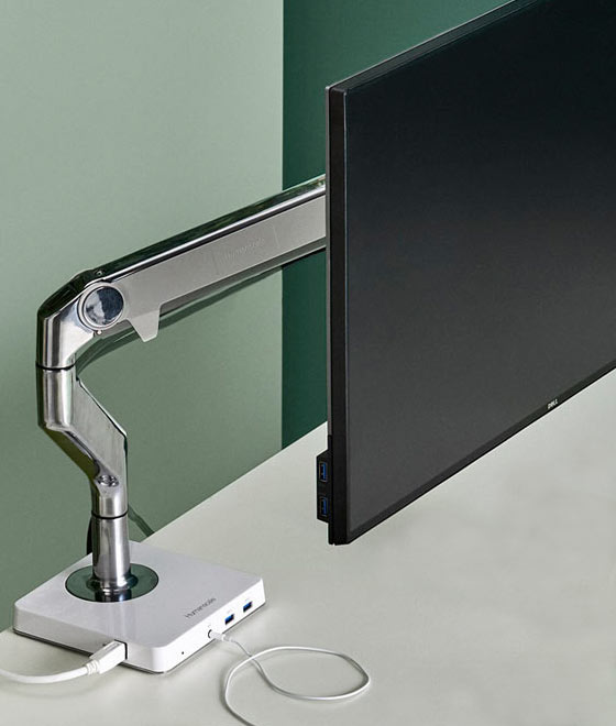 Monitor Arms & Integrated Docks