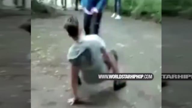 That Gotta Hurt: Dude Breaks His Leg During A Fight!
