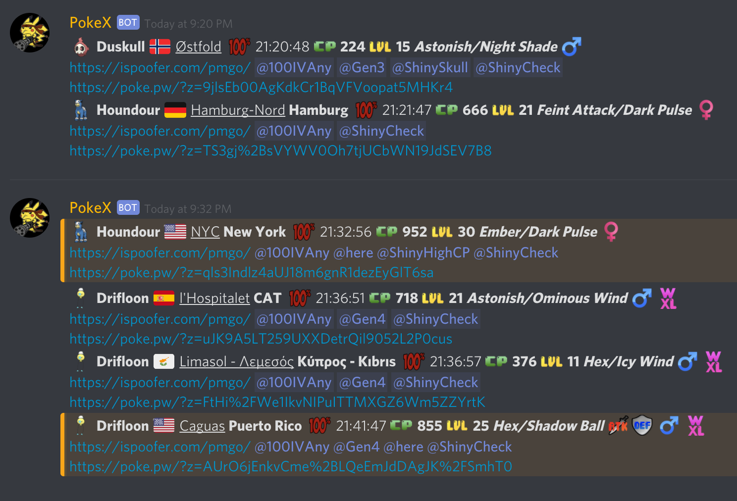 100% shiny channel