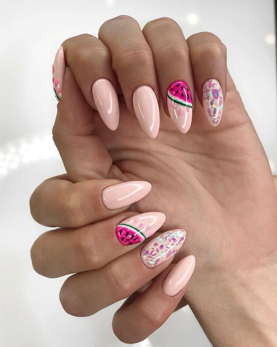 45 TRENDY SPRING NAIL DESIGNS AND COLORS INSPIRE YOU 2019
