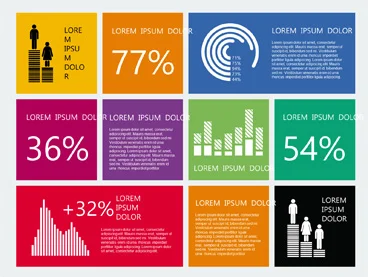 Presentation in Flat Design Style