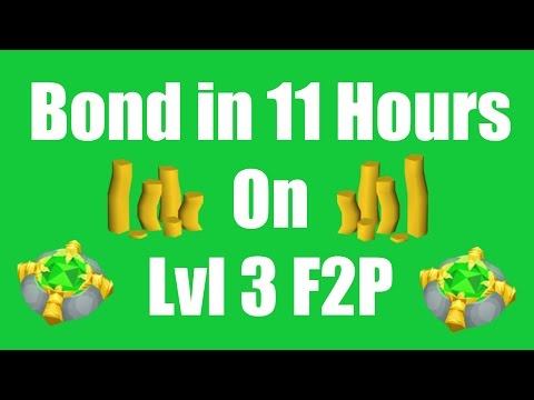 [OSRS] Bond in 11 Hours on a New Level 3 F2P Account - Oldschool Runescape Money Making Guide