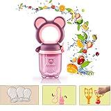 Best Born Hochwertiger BPA Freier Sicherer Fruchtsauger frische Nahrungsmittelzufuhr - BPA frei (Purple)