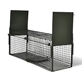 vidaXL Katzenfalle Marderfalle Nutriafalle Tierfalle Lebendfalle Falle 100cm 170073
