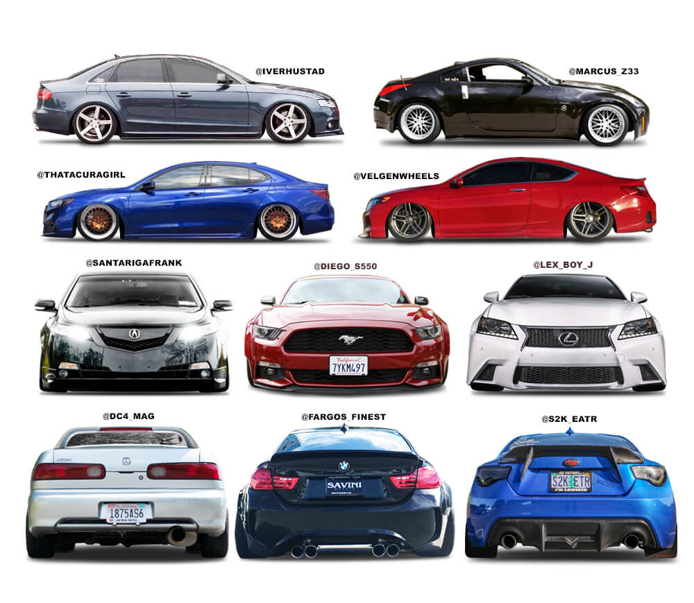 Add your car to the gallery to help others find their perfect set up