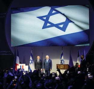 ARE FRANCE and Israel similar? French President Emmanuel Macron and Prime Minister Benjamin Netanyahu attend the opening ceremony of the France-Israel season event in Paris last June