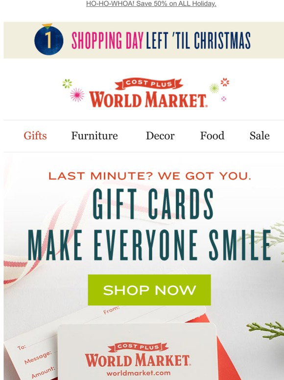 And to all a great gift&hellip; Hurry in for last-minute deals!
