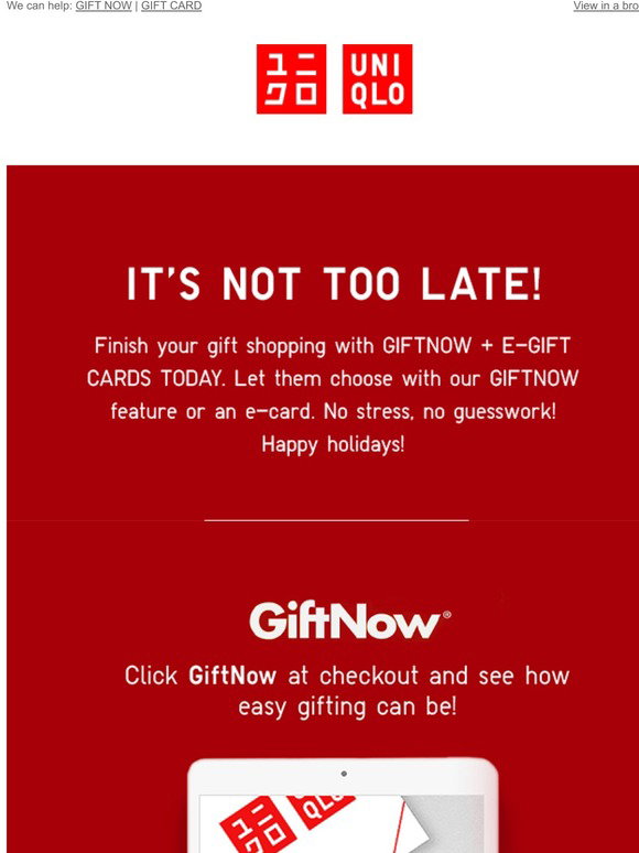 Need to send an instant gift?