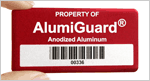 Premium metal asset tag