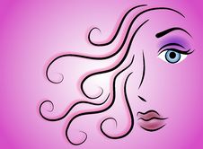 Free Female Face Beauty Clip Art 3 Stock Images - 3033714