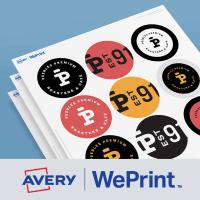 avery custom printed labels