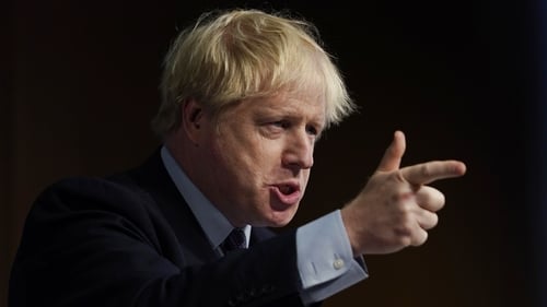 The poll points to a majority for Boris Johnson's Conservative Party