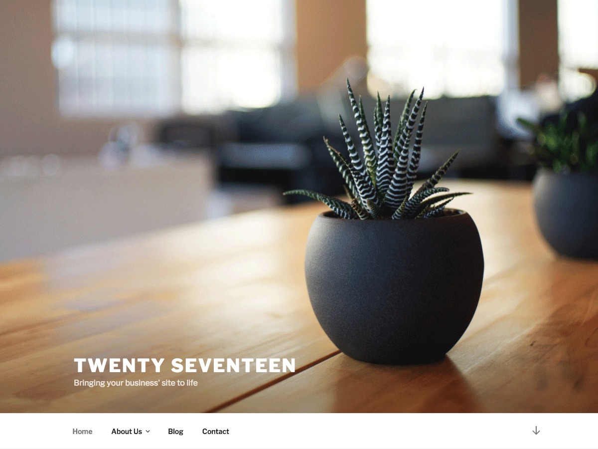 Twenty Seventeen free WordPress theme