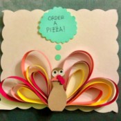 3D Funny Turkey Card